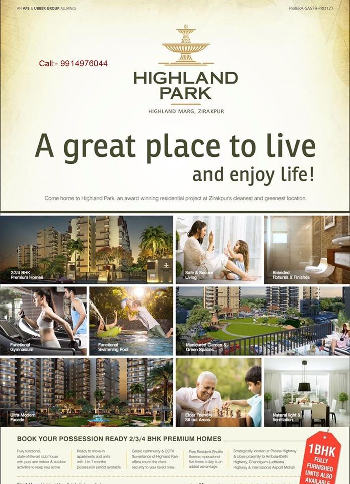 Possession Ready 2/3/4 BHK Homes in Highland Park