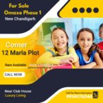Corner 12 Marla Plot in Omaxe Phase 1 New Chandigarh
